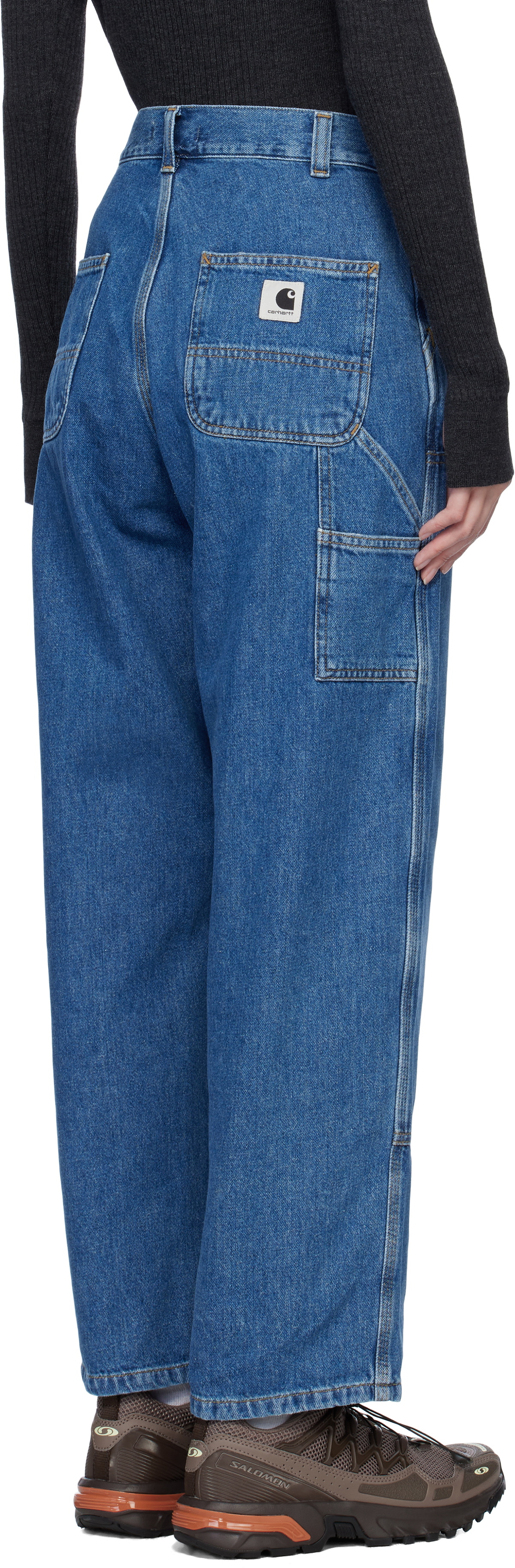 Carhartt Work In Progress Blue Brandon Double Knee Jeans