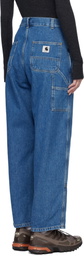Carhartt Work In Progress Blue Brandon Double Knee Jeans