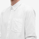 Wood Wood Men's Adam Button Down Oxford Shirt in Bright White