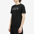 Valentino Men's VLTN Logo T Shirt in Black
