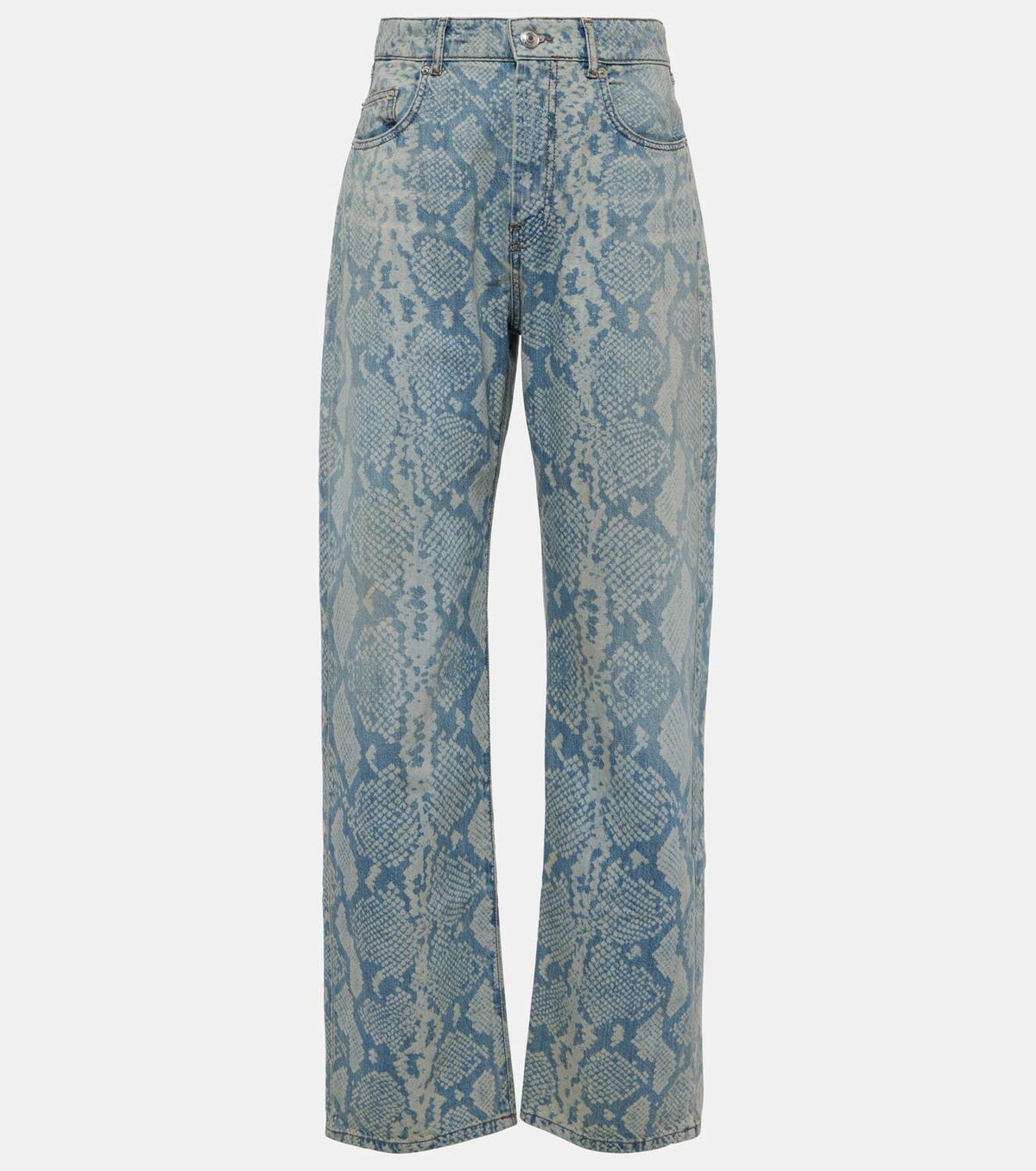Sportmax Diego snakeprint wideleg jeans Sportmax