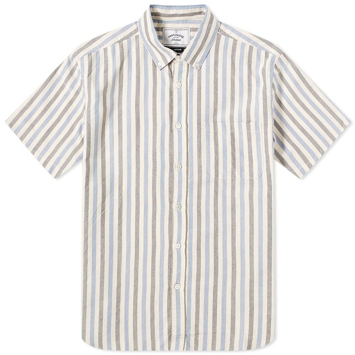 Photo: Portuguese Flannel Sleeve Short Long Island Shirt