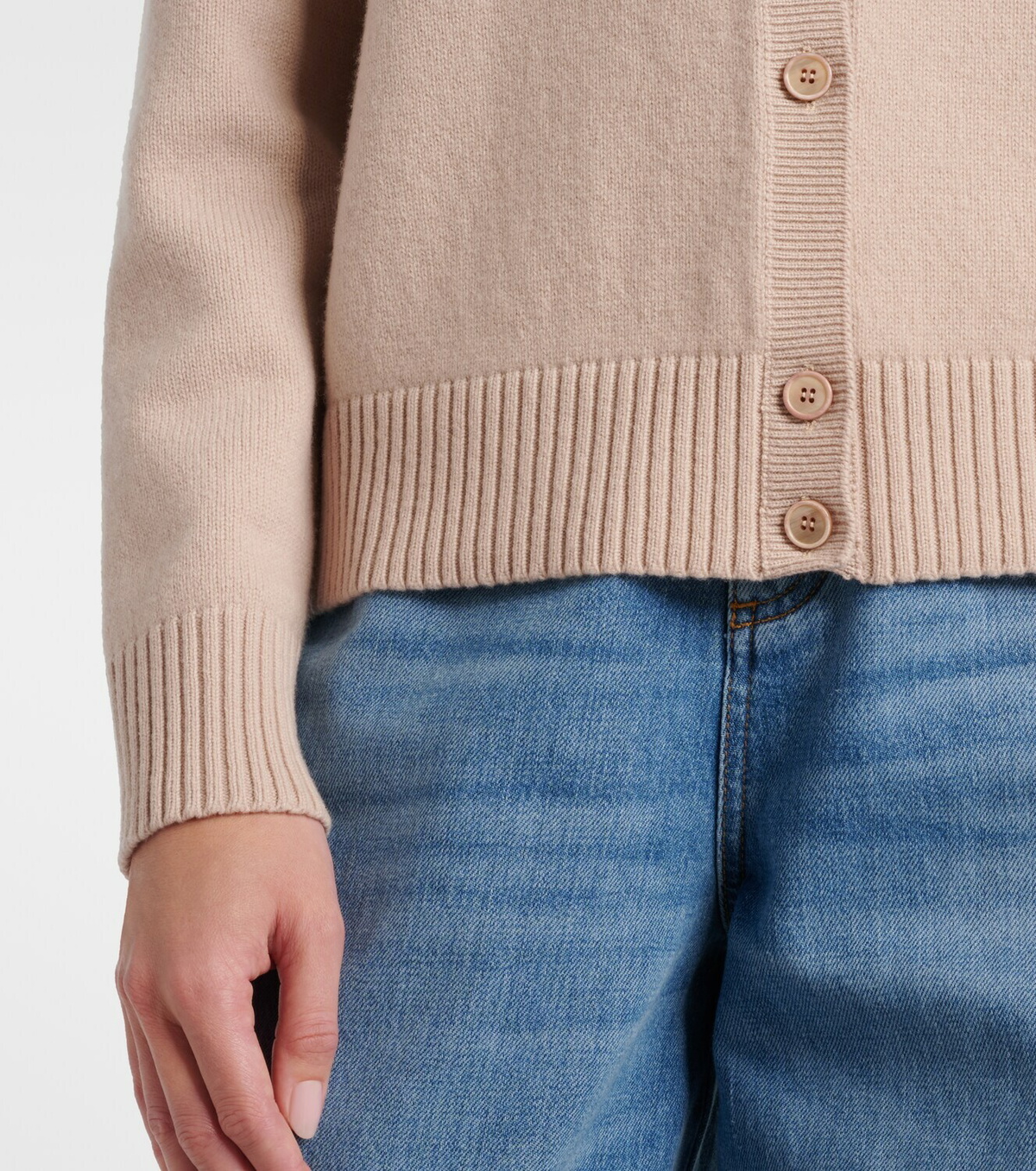 Givenchy Cropped wool and cashmere cardigan