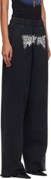 VETEMENTS Gray Logo Baggy Lounge Pants