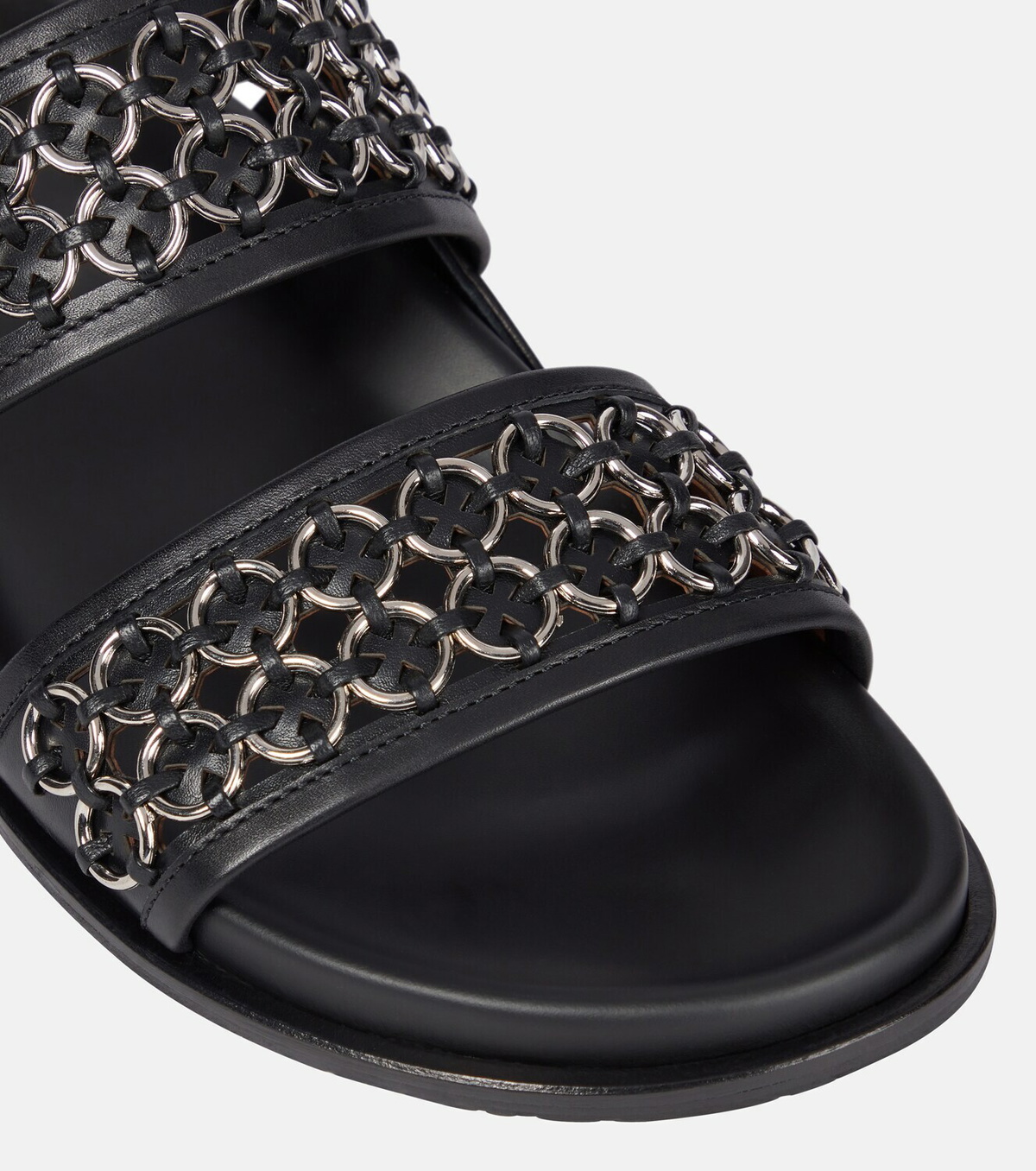 Alaïa Embellished leather sandals ALAÏA display picture 2