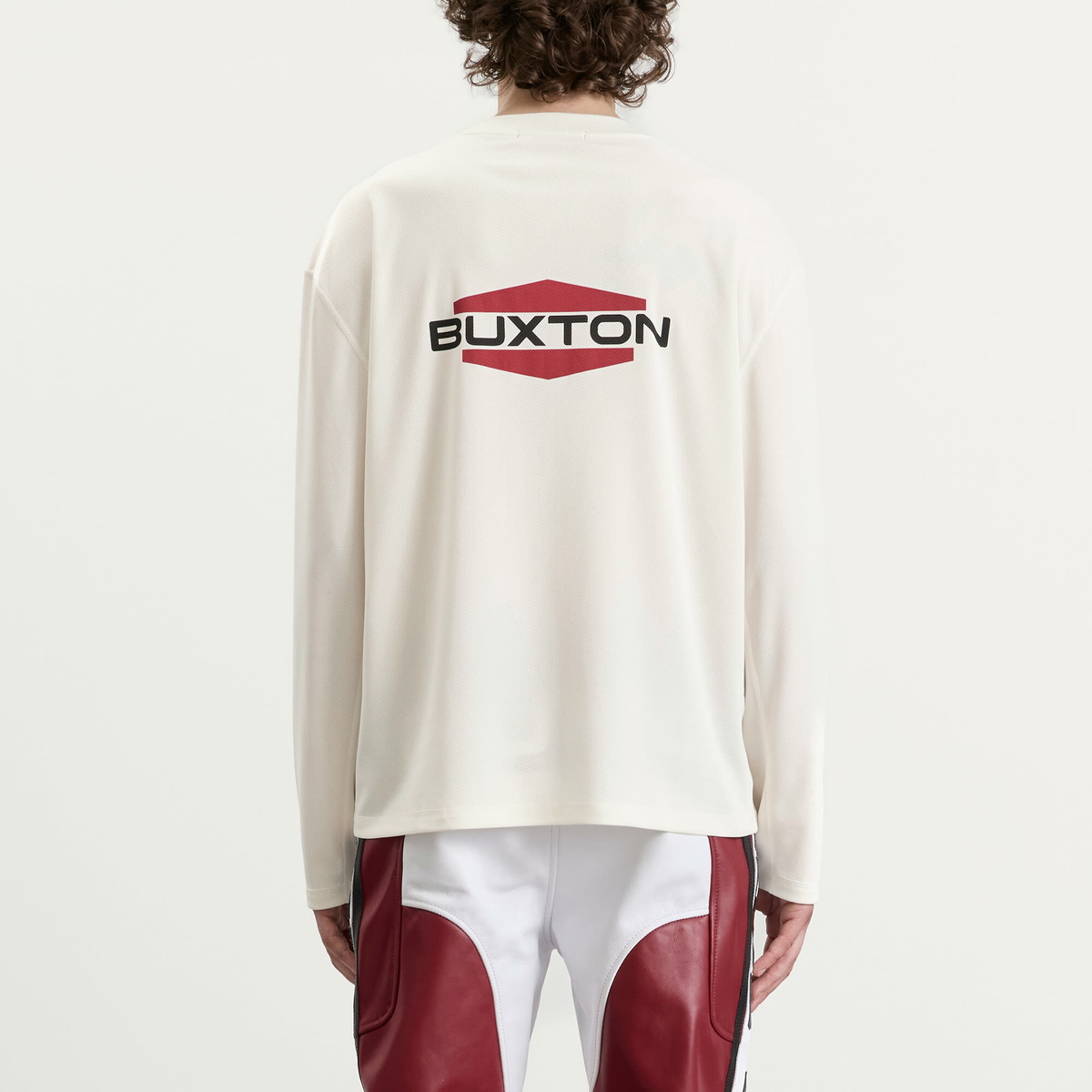 END. x Cole Buxton Men's Trials Mesh Long Sleeve in White