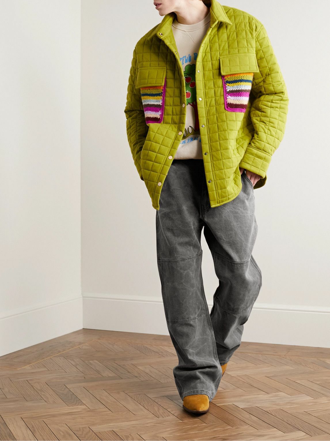 Acne Studios - Palma Straight-Leg Pigment-Dyed Cotton-Canvas