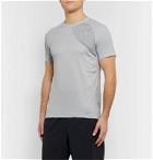 Under Armour - UA Qualifier Iso-Chill Mesh and Stretch Tech-Jersey T-Shirt - Gray
