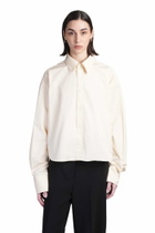 Ami Alexandre Mattiussi Shirt In Beige Cotton