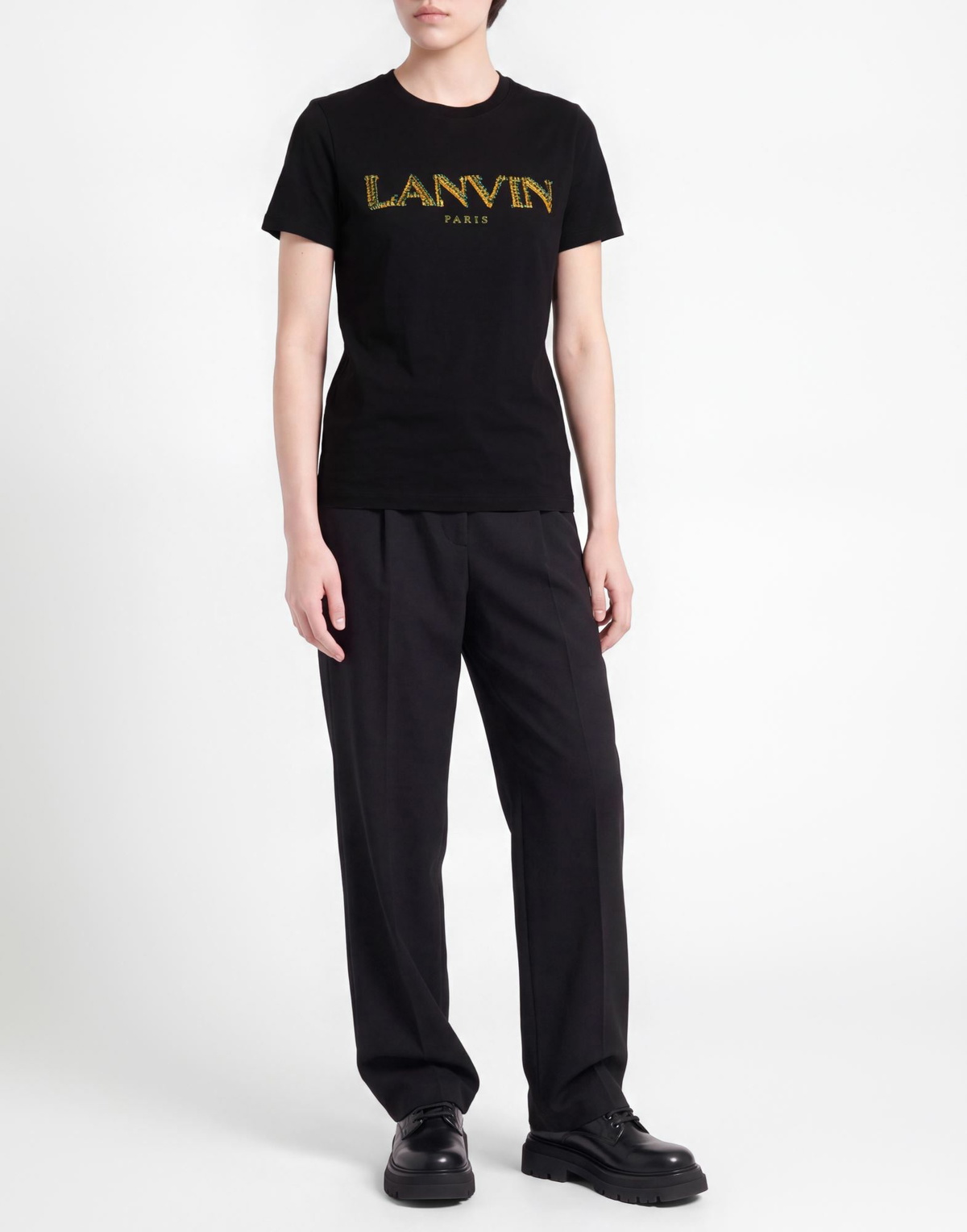 Lanvin Womens T-shirt in Black