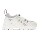 Gucci White Flashtrek Sneakers