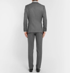 Hugo Boss - Grey Novan/Ben Slim-Fit Mélange Super 120s Virgin Wool Suit - Men - Gray