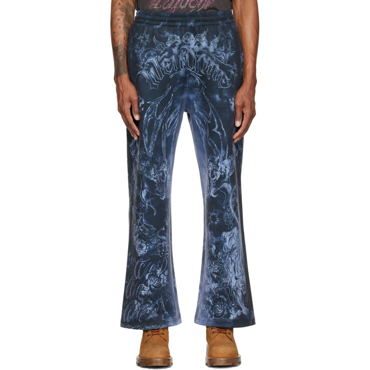 Photo: We11done Gray Tattoo Printed Sweatpants