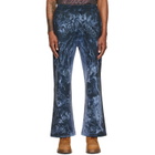 We11done Gray Tattoo Printed Sweatpants