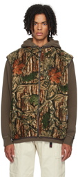 Gramicci Brown Camo Reversible Vest