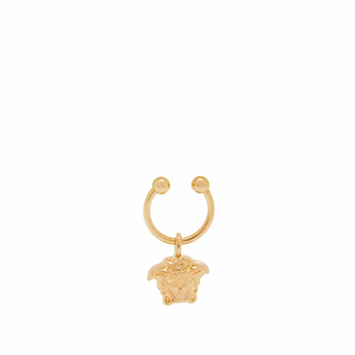 Photo: Versace Women's Medusa Head Nose Ring in Versace Gold