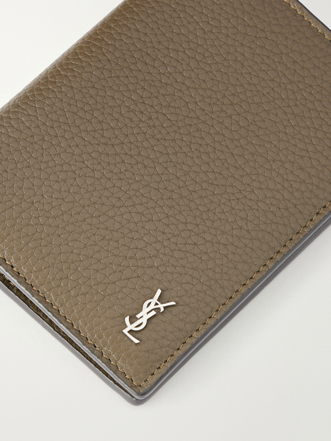 SAINT LAURENT - Full-Grain Leather Bifold Cardholder