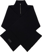 MM6 Maison Margiela Black Fisherman Knit Camionneur Scarf