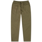 Universal Works Men's Pleated Track Pant in Light Olive