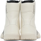 Y-3 White Regu Hi Sneakers