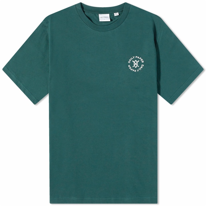 Photo: Daily Paper Men's Circle T-Shirt in Pine Green