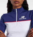 Miu Miu x New Balance jersey crop top