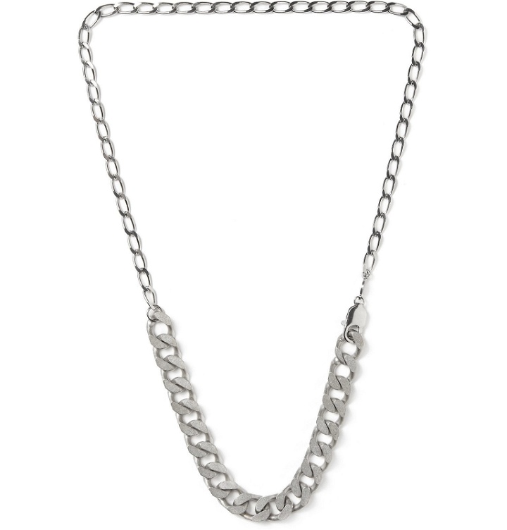 Photo: Maison Margiela - Silver-Tone Chain Necklace - Silver