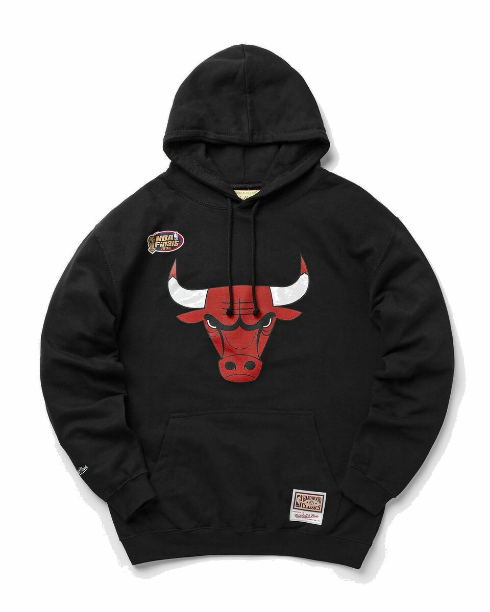Photo: Mitchell & Ness Team Logo Hoody Chicago Bulls Black - Mens - Hoodies/Team Sweats