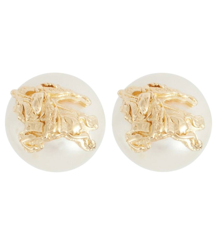 Photo: Burberry EKD gold-plated freshwater pearl earrings