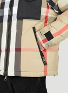 Burberry - Signature Check Down Jacket in Beige
