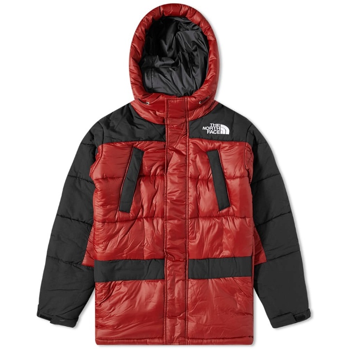 Photo: The North Face Men's Himalyan Insulated Parka Jacket in Brick House Red