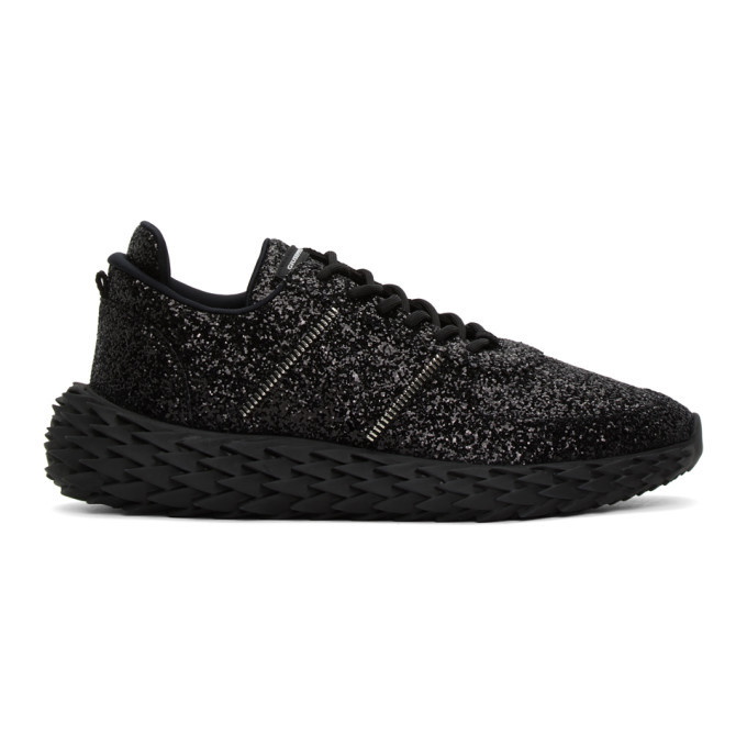 Photo: Giuseppe Zanotti Black Glitter Urchin Sneakers