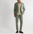 Boglioli - Slim-Fit Linen Suit Trousers - Green