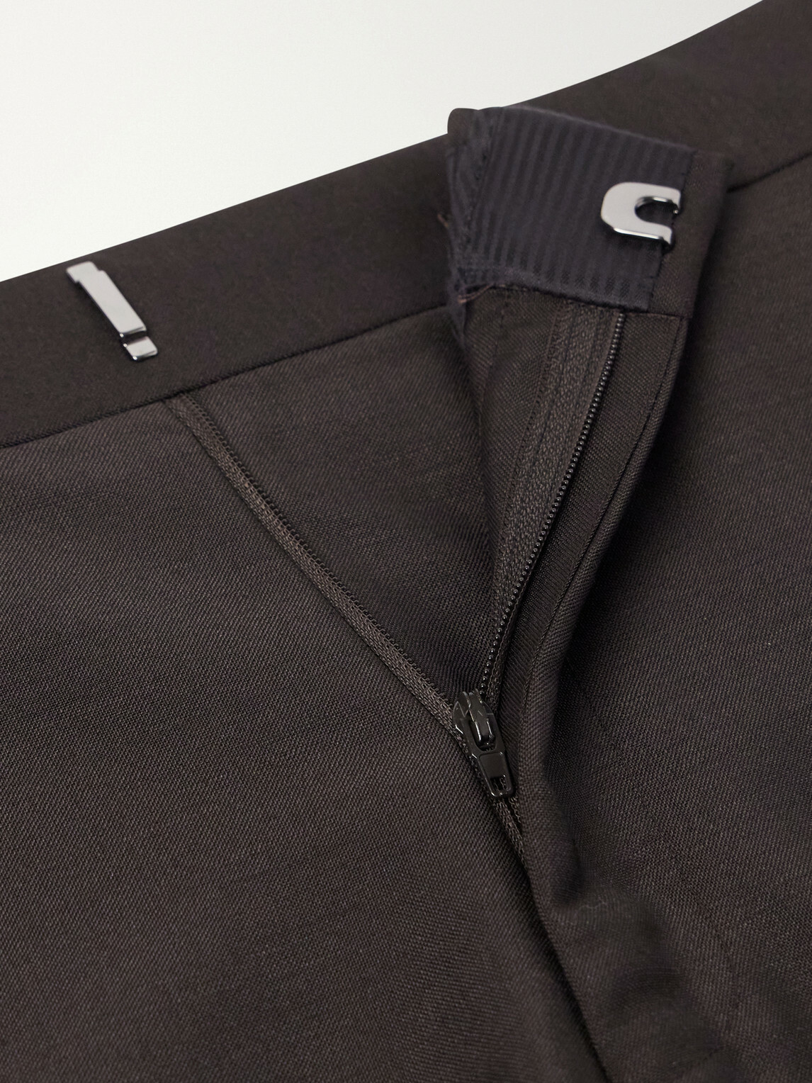 TOM FORD - O'Connor Straight-Leg Mohair and Wool-Blend Suit Trousers - Brown