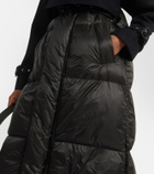 Sacai Wool-trimmed puffer coat