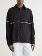 Kartik Research - Rabari Embroidered Cotton Shirt - Brown