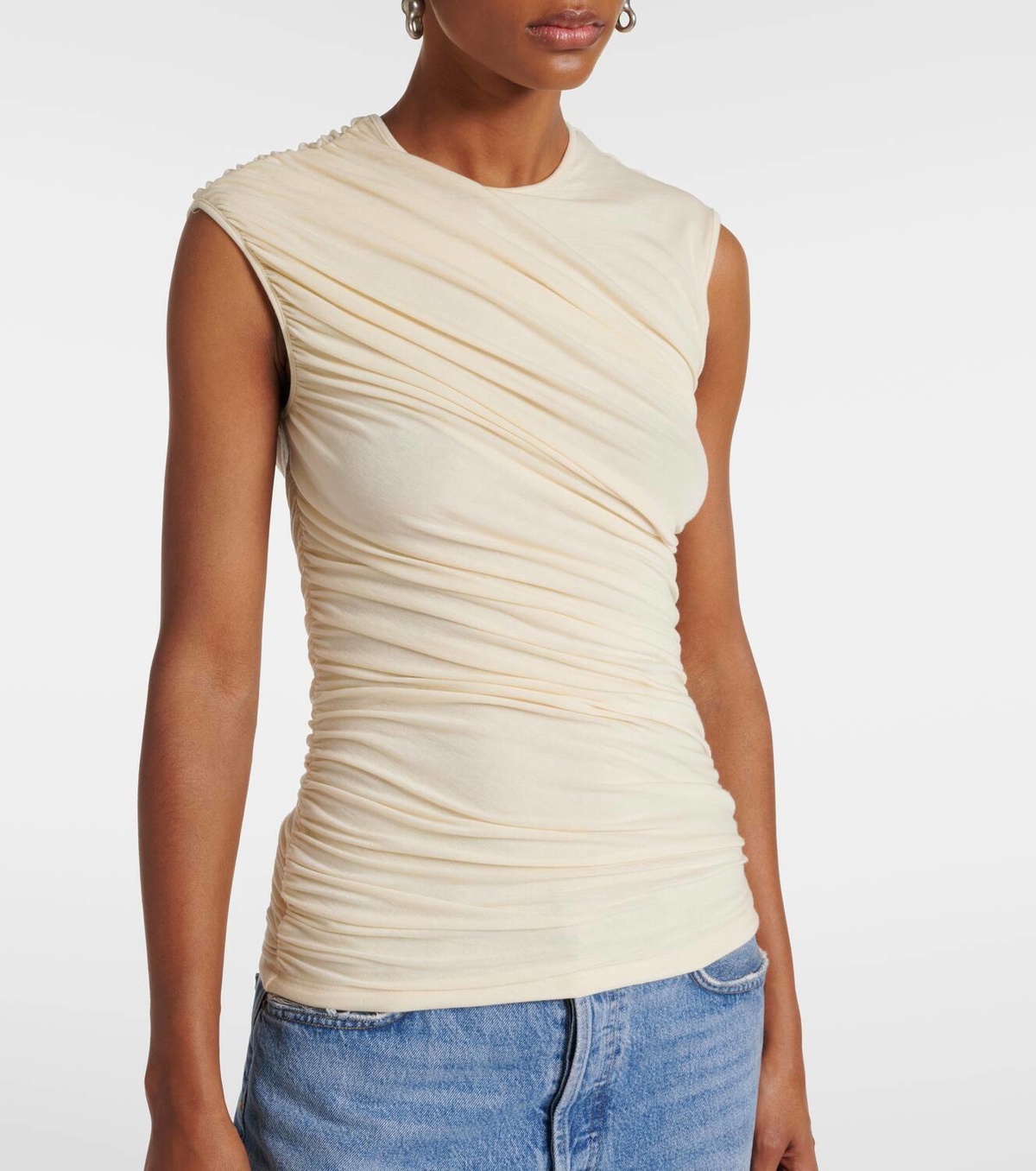 Agolde Ester ruched tank top