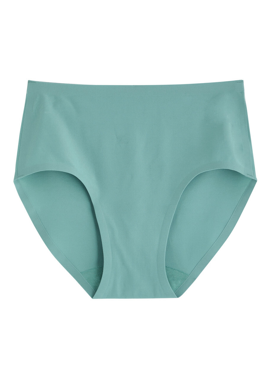 Chantelle Soft Stretch Briefs - Dark Green - One Size