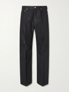 Rick Owens - Geth Straight-Leg Organic Cotton-Blend Canvas Trousers - Black