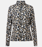 Fusalp Orion leopard-print ski top