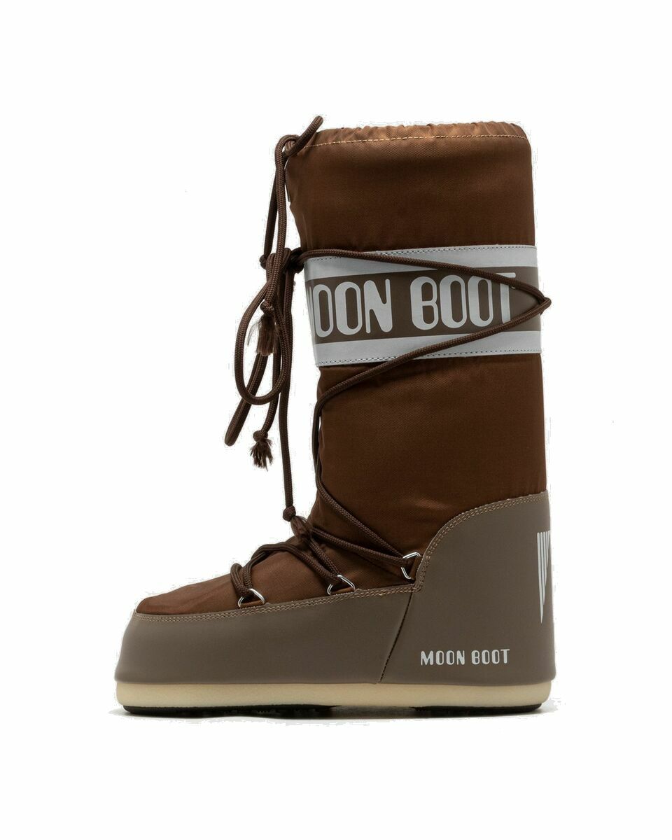 Photo: Moon Boot Icon Nylon Brown - Mens - Boots