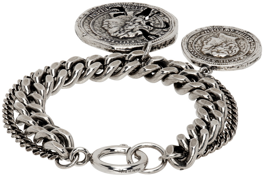 Acne Studios Silver Alis Bracelet