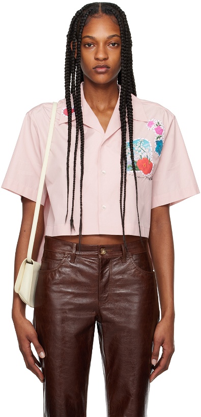 Photo: Marni Pink Flower Patches Shirt