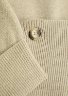 Nanushka Strahe Wool-blend Mini Dress Stone