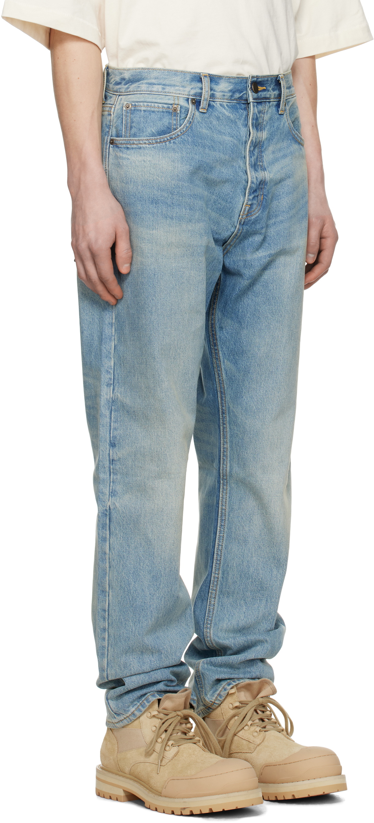 Fear of God ESSENTIALS Blue 5-Pocket Jeans
