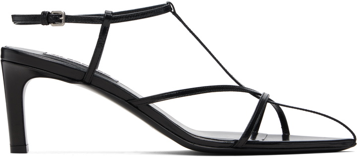 Photo: Jil Sander Black Cage Heeled Sandals