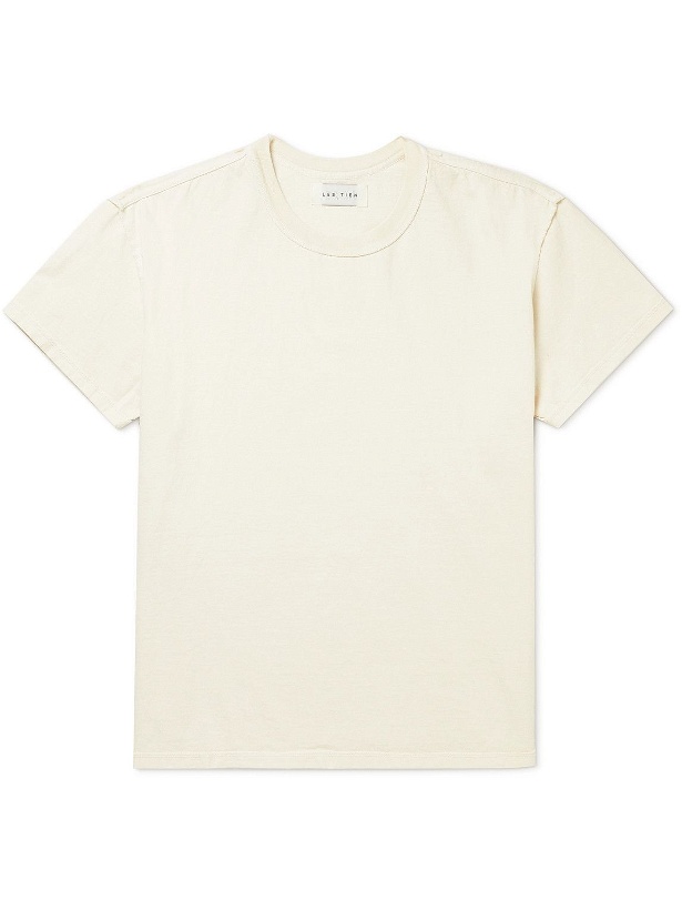 Photo: Les Tien - Inside Out Cotton-Jersey T-Shirt - Neutrals