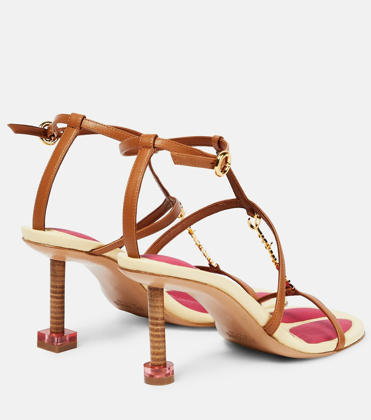 Jacquemus 'Les Sandales Pilotis' Wedge Sandals - Women's 36.5