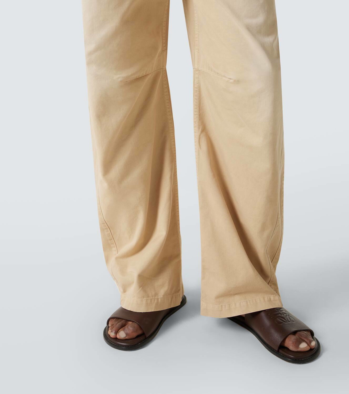 Loewe Paula's Ibiza twill barrel-leg pants Loewe