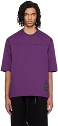MASTERMIND WORLD Purple Paneled T-Shirt
